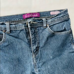 Gloria Vanderbilt Straight Leg Blue Jeans | Size 10 Petite | Women’s Denim Jeans